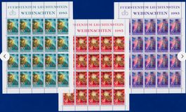 🇱🇮 1985  SÉRIE 1er jour « BEAU NOËL « (LBK 69.00)
